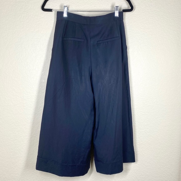 COS high waisted flare wide leg cropped dress pants sz 2 - Picture 8 of 10
